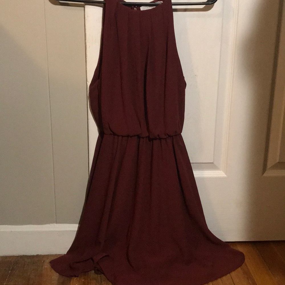 Maroon dress